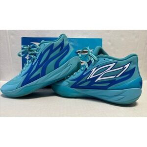 Puma‎ Basketball Shoes MB.02 "ROTY" Blue Melo Ball Size 8 Men's Sports
